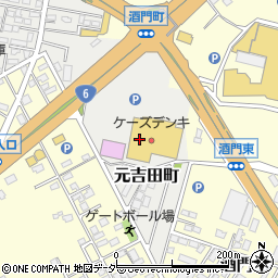 茨城県水戸市元吉田町1944周辺の地図