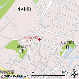 栃木県佐野市小中町1308周辺の地図