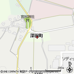 石川県加賀市深田町あ周辺の地図