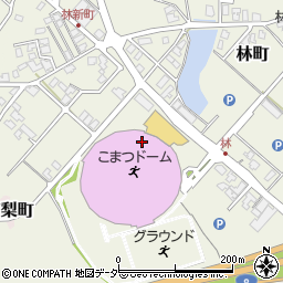 小松市役所その他　小松市まちづくり市民財団こまつドーム周辺の地図