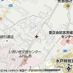 茨城県水戸市元吉田町1825-2周辺の地図
