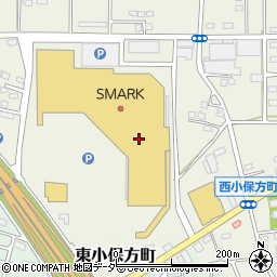 ＪＴＢ　スマーク伊勢崎店周辺の地図