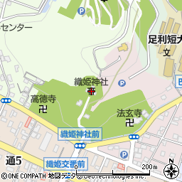 織姫神社周辺の地図