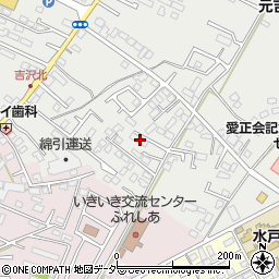 茨城県水戸市元吉田町1811-4周辺の地図