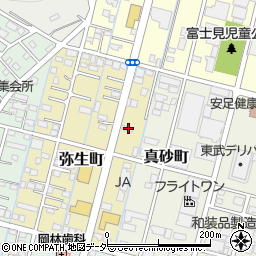 栃木県足利市弥生町16周辺の地図