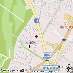 セブンイレブン小山喜沢店周辺の地図
