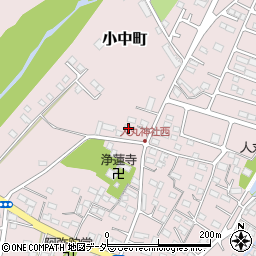 栃木県佐野市小中町1313周辺の地図