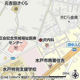 茨城県水戸市元吉田町1852-4周辺の地図