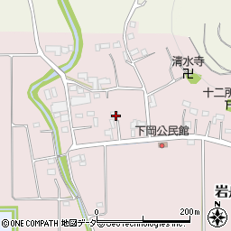 栃木県栃木市岩舟町下岡451周辺の地図