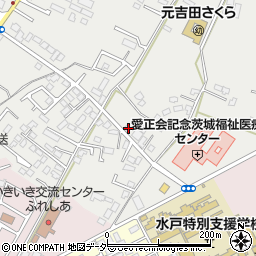茨城県水戸市元吉田町1823-25周辺の地図