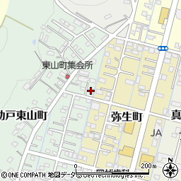栃木県足利市助戸東山町878-2周辺の地図