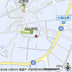 石川県加賀市小塩辻町ケ36周辺の地図