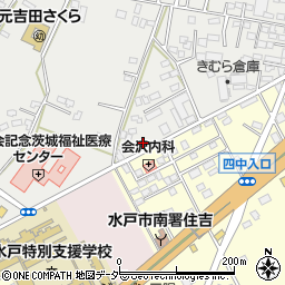 茨城県水戸市元吉田町1852-59周辺の地図