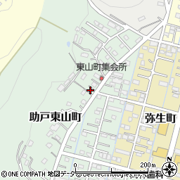 栃木県足利市助戸東山町1708周辺の地図