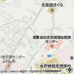 茨城県水戸市元吉田町1829-16周辺の地図