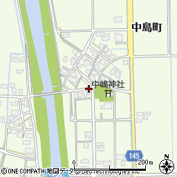 石川県加賀市中島町ホ周辺の地図