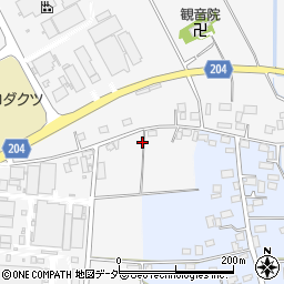 茨城県筑西市森添島1224周辺の地図