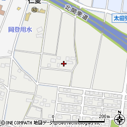 群馬県太田市成塚町周辺の地図