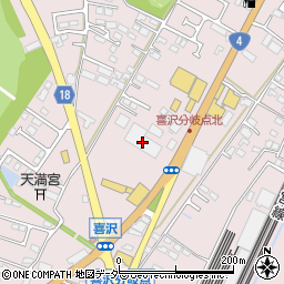 栃木県小山市喜沢751周辺の地図