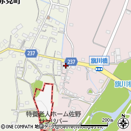 栃木県佐野市小中町1799周辺の地図