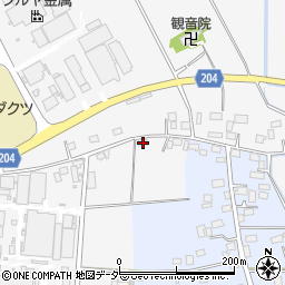 茨城県筑西市森添島1223周辺の地図