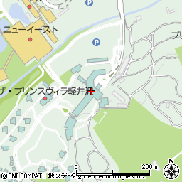 軽井沢プリンスホテルイースト周辺の地図