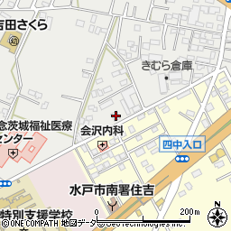 茨城県水戸市元吉田町1852-128周辺の地図