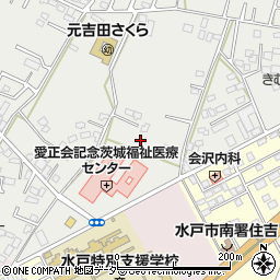 茨城県水戸市元吉田町1862-9周辺の地図