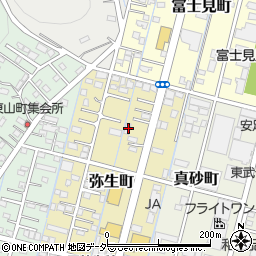 栃木県足利市弥生町41周辺の地図