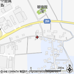 茨城県筑西市森添島1204周辺の地図
