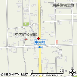〒379-2133 群馬県前橋市中内町の地図