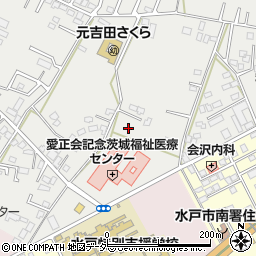 茨城県水戸市元吉田町1860-2周辺の地図