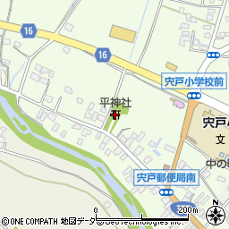 平神社周辺の地図