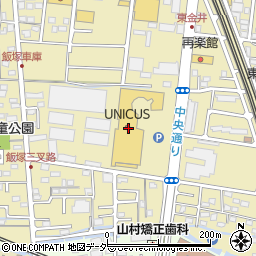 ダイソーウニクス高崎店周辺の地図