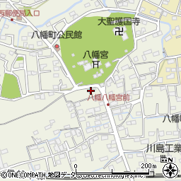 八幡八幡宮社務所周辺の地図