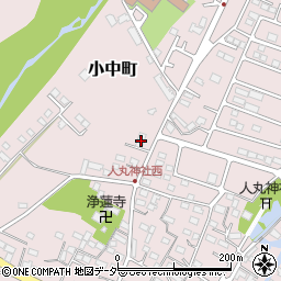 栃木県佐野市小中町1317-1周辺の地図