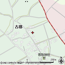 茨城県筑西市古郡416周辺の地図