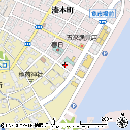 茨城県ひたちなか市湊本町周辺の地図