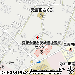茨城県水戸市元吉田町1830-22周辺の地図