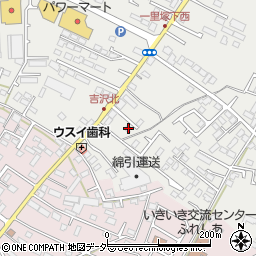 茨城県水戸市元吉田町1486-13周辺の地図