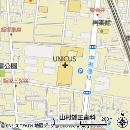 ヤオコー高崎飯塚店周辺の地図