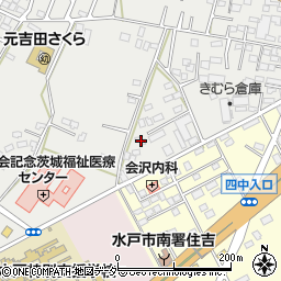 茨城県水戸市元吉田町1852-23周辺の地図