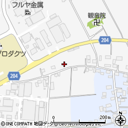 茨城県筑西市森添島1201周辺の地図