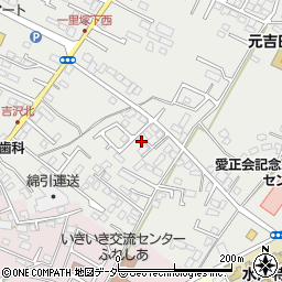 茨城県水戸市元吉田町1807-27周辺の地図
