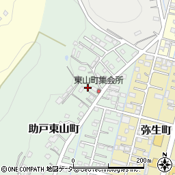 栃木県足利市助戸東山町1702周辺の地図