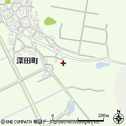 石川県加賀市深田町ハ周辺の地図