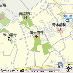 清光密寺周辺の地図