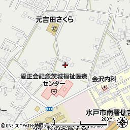 茨城県水戸市元吉田町1860-10周辺の地図