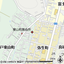 栃木県足利市助戸東山町883周辺の地図