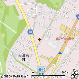 栃木県小山市喜沢764周辺の地図